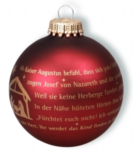 Christbaumkugel - Weihnachtsgeschichte