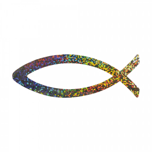 Magnetfolien-Fisch - Regenbogen