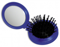 Haarbürste mit Spiegel | blau