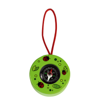 Kompass für Kinder aus Holz | grün
