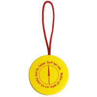 Kompass für Kinder aus Holz | gelb